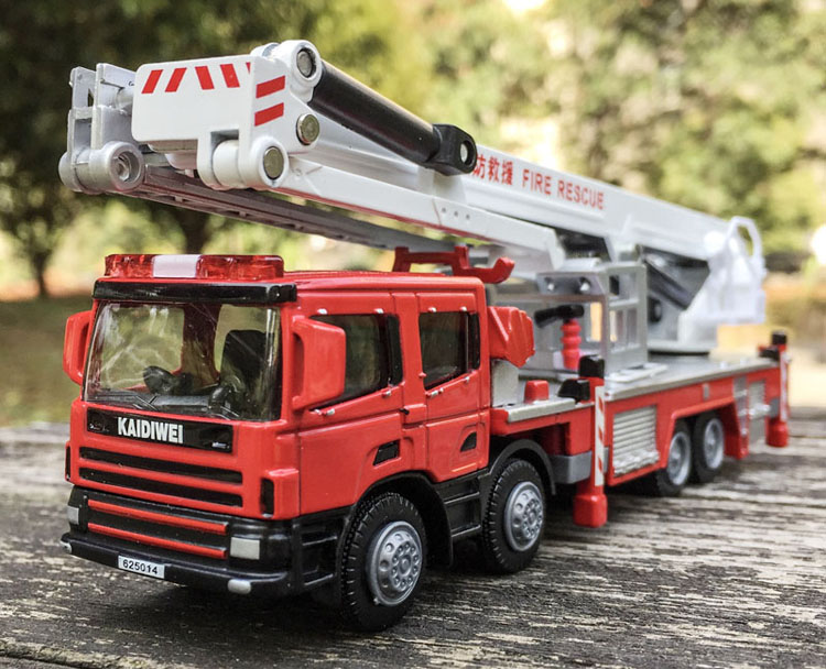 Fire Escape Ladder - Инженерные машины из сплава 1:50, пожарная