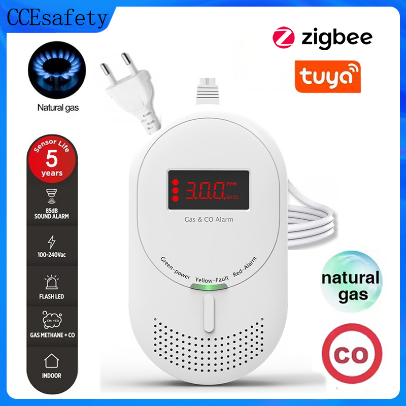 Co Detector Plug - Детектор утечки природного газа и угарного