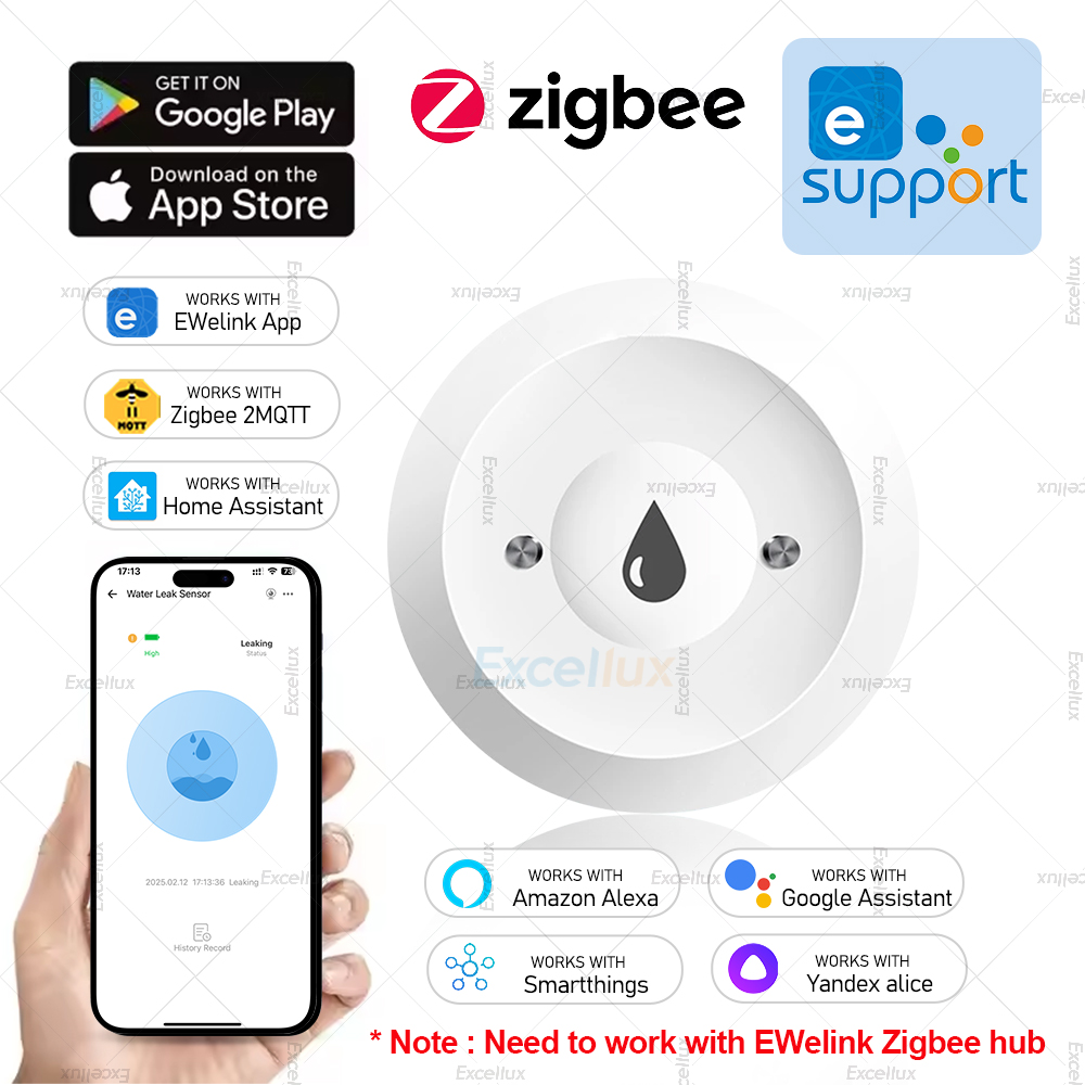 Water Alarm Sensor - Ewelink Zigbee 3,0 датчик воды сигнализация