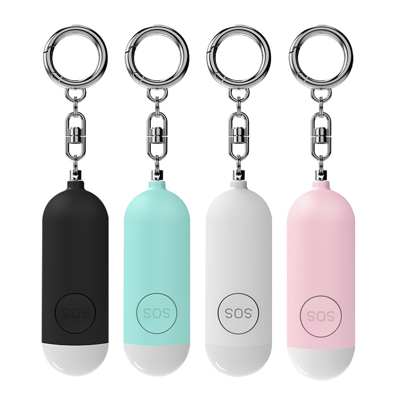 Personal Alarm Keychain - Перезаряжаемая персональная сигнализация для самообороны со