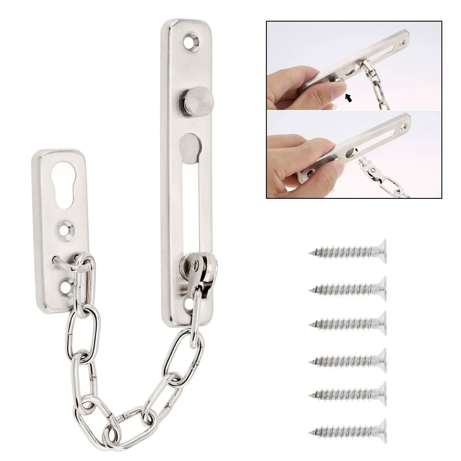 Security Chain Door - Надежный цепной замок для двери, без