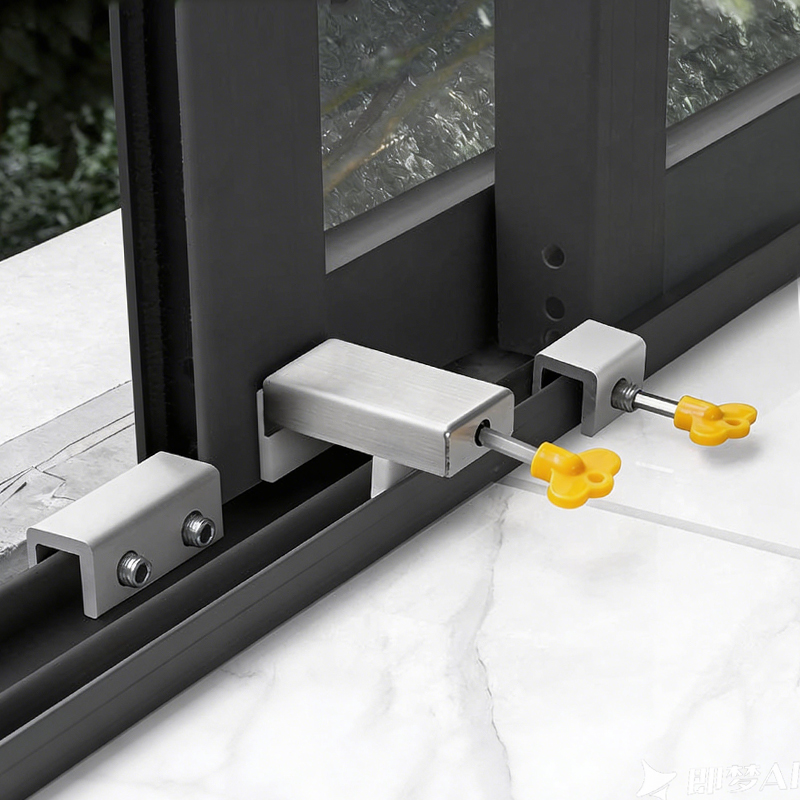 Window Lock Bar - Регулируемый ограничитель для окон из алюминиевого
