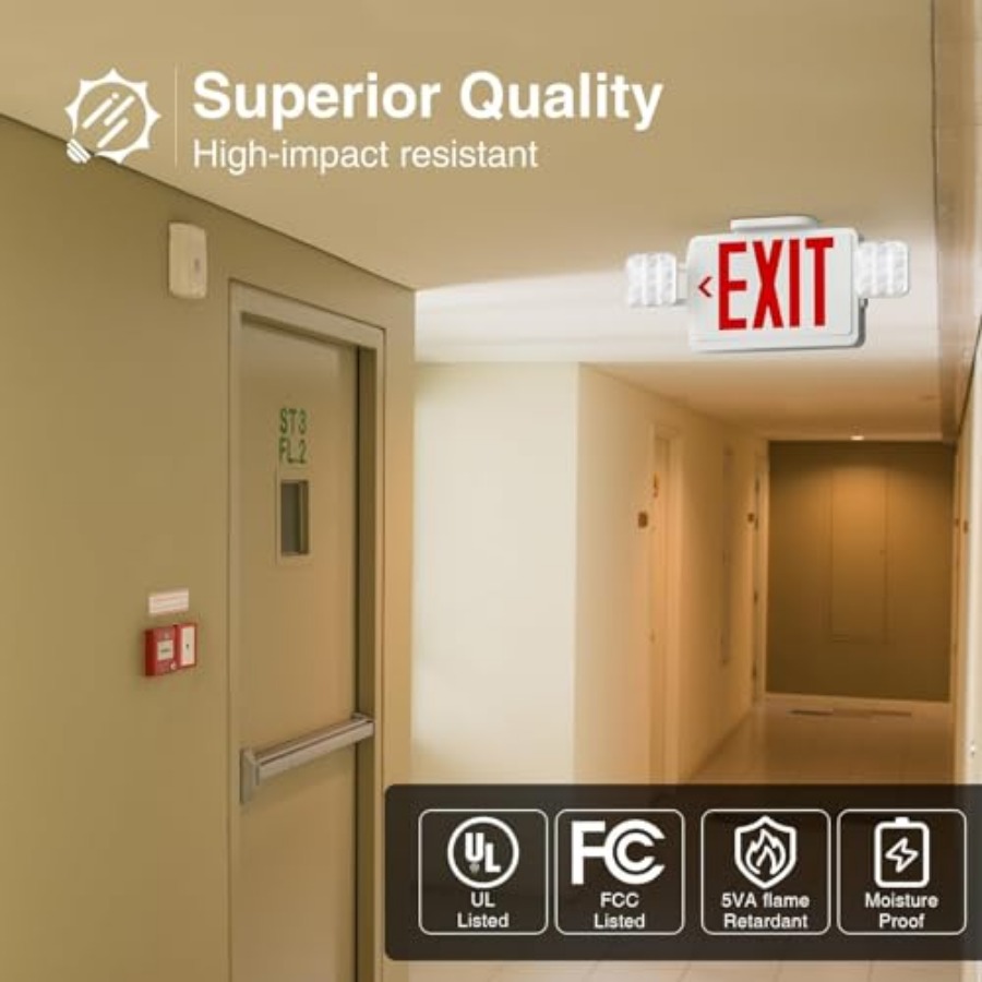 Светодиодный указатель выхода  – обзор и цена Emergency Exit Sign