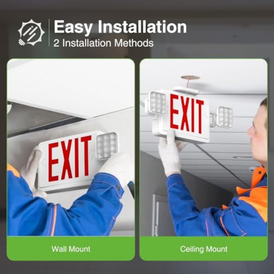 Светодиодный указатель выхода  – обзор и цена Emergency Exit Sign