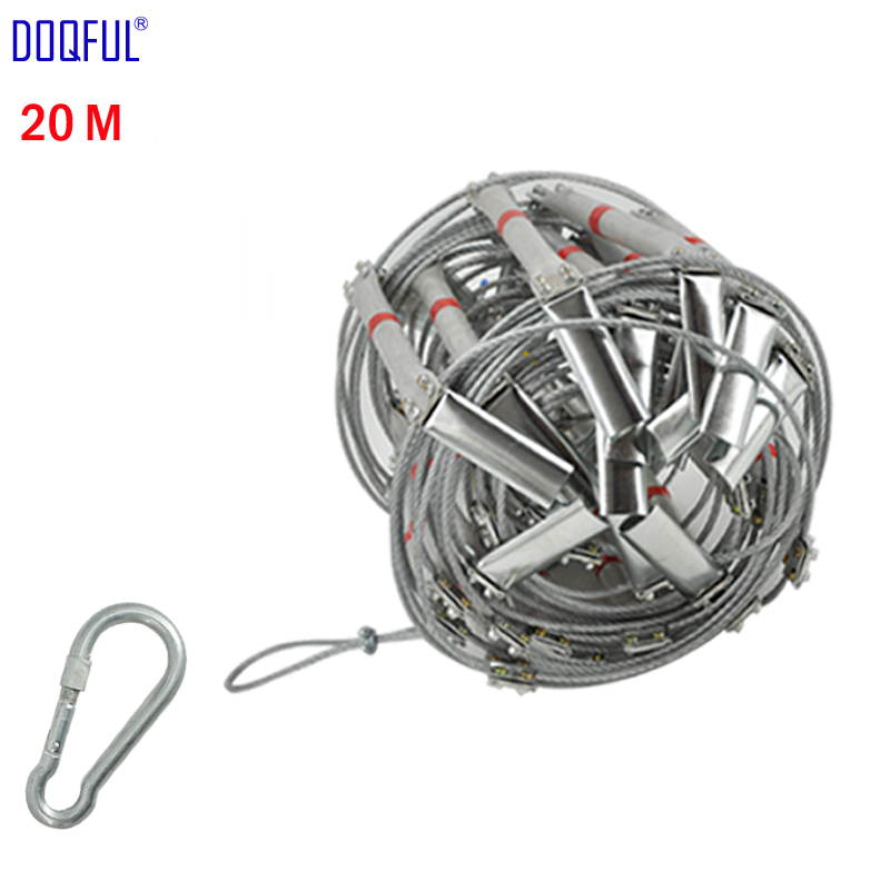 66FT пожарная лестница 20 м ск – обзор и цена Fire Escape Ladder