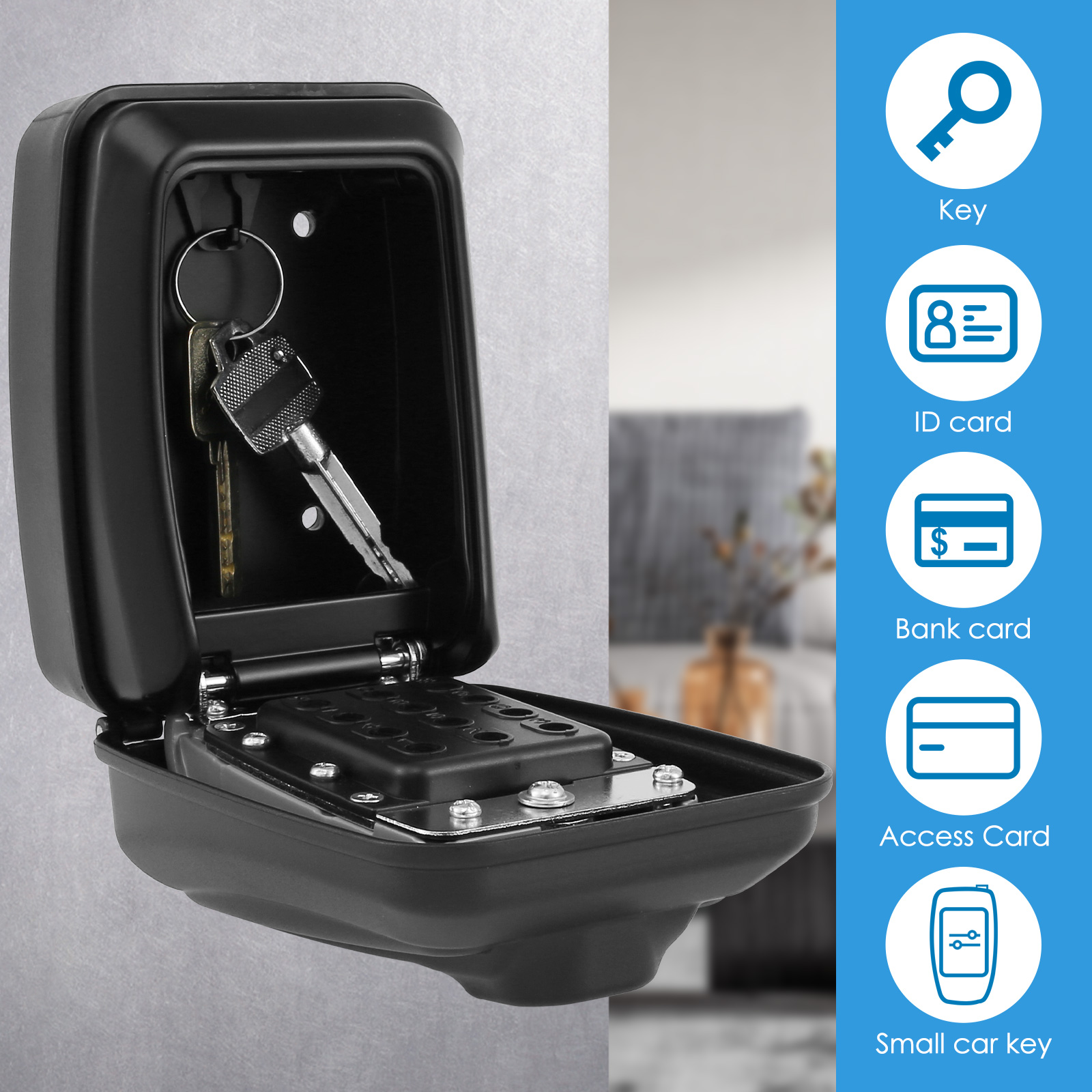 Замок для ключей, настенное кр – обзор и цена Lockbox Key Secure