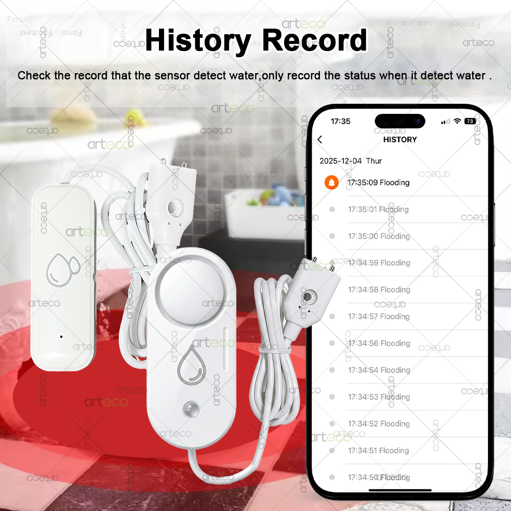 Датчик протечки воды Zigbee с  – обзор и цена Water Alarm Sensor