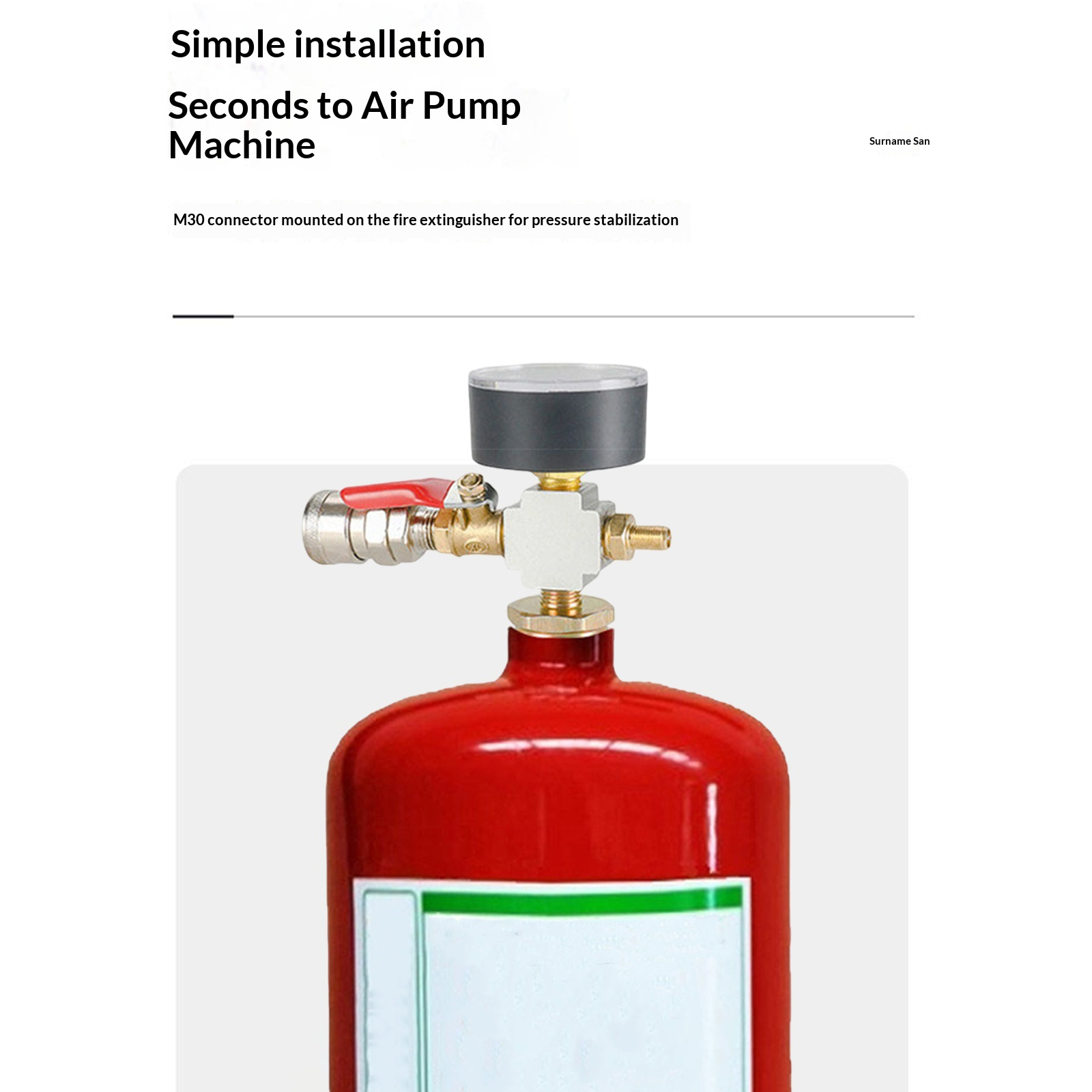 Адаптер для небольших баллонов – обзор и цена Fire Extinguisher Small