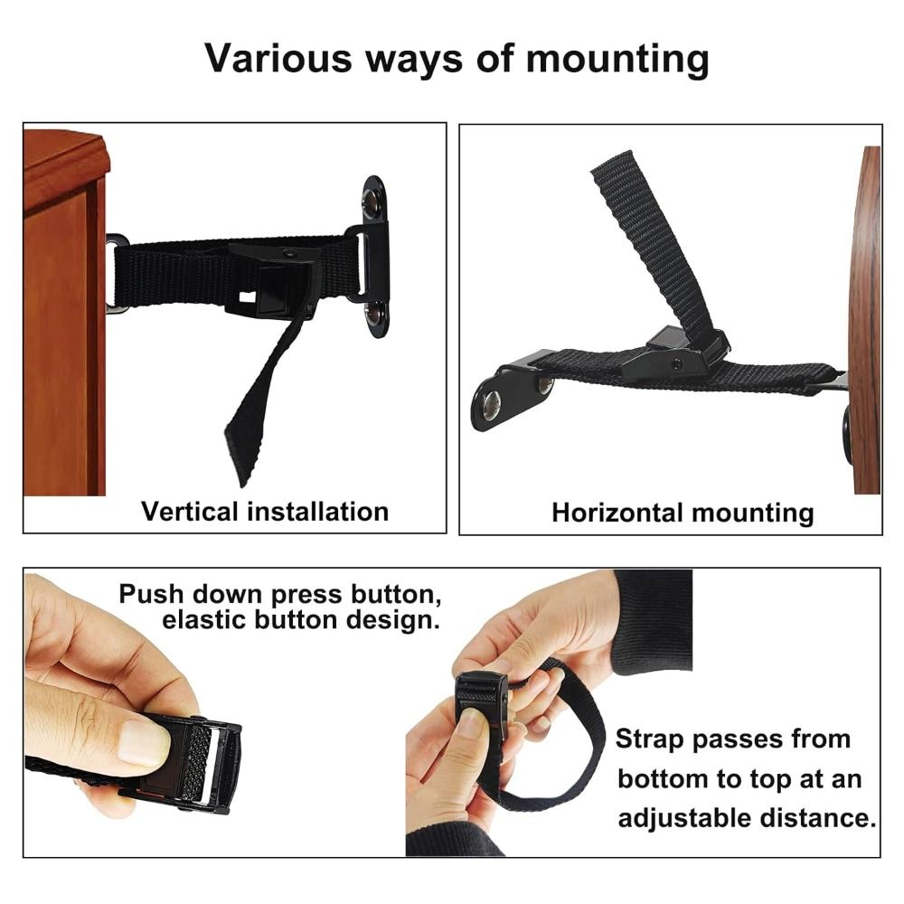 Анкеры для мебели, защищающие  – обзор и цена Earthquake Anchor Strap