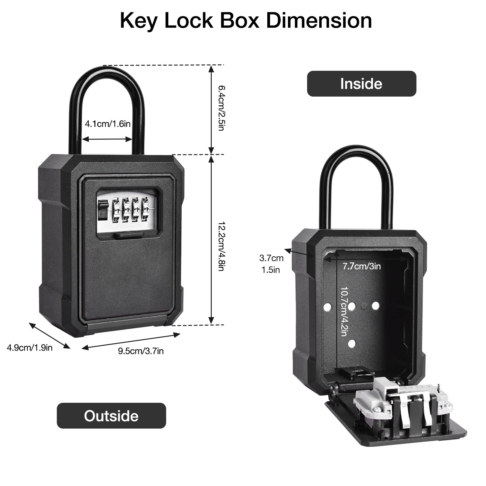 Настенный замок для ключей из  – обзор и цена Lockbox Key Secure