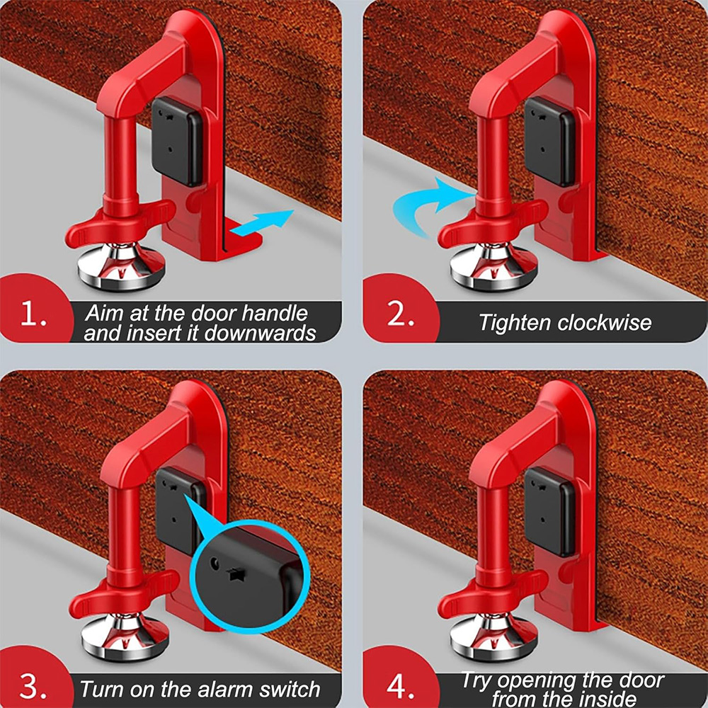 Сигнализация с питанием от бат – обзор и цена Door Stop Alarm