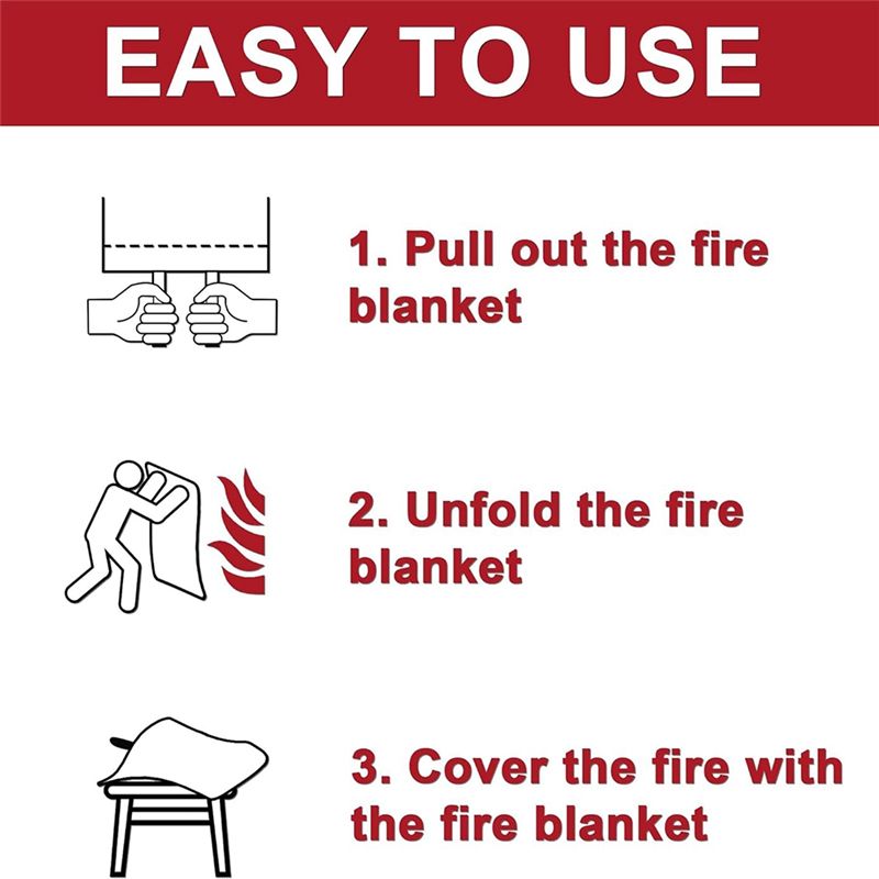 Акция: 2 шт. аварийных противо – обзор и цена Fire Blanket Kitchen