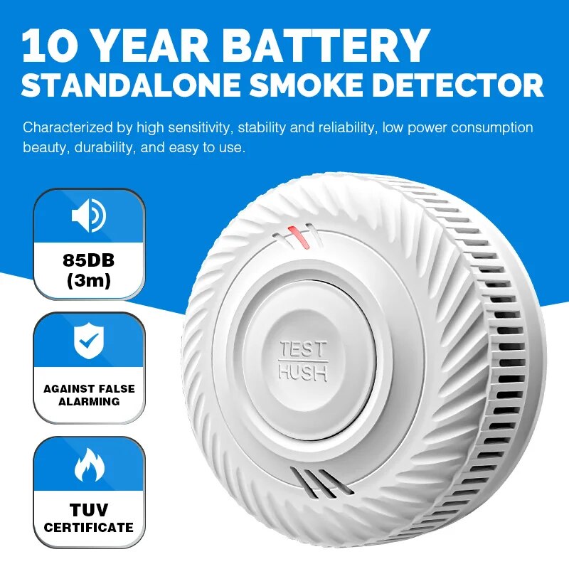 1 шт. предупреждение детектора – обзор и цена Smoke Detector Interconnected