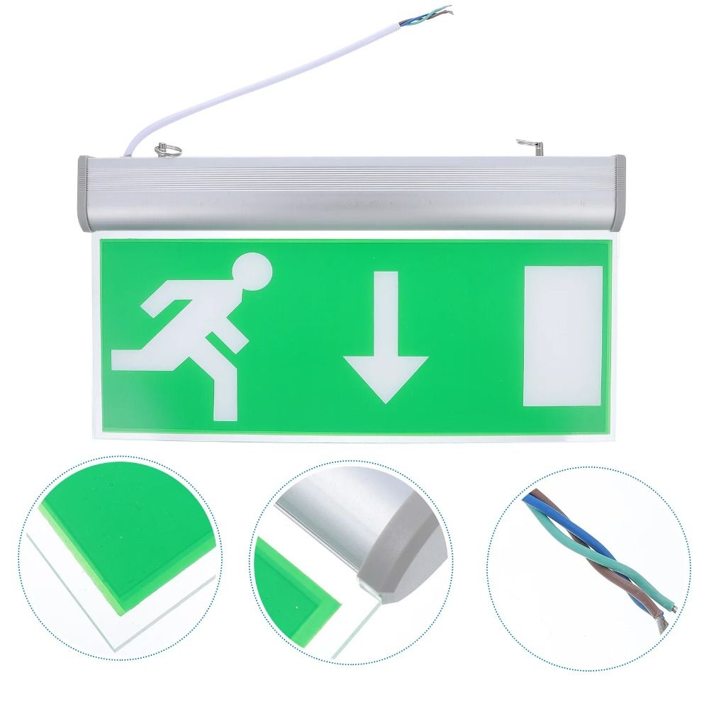 Светодиодный аварийный указате – обзор и цена Emergency Exit Sign