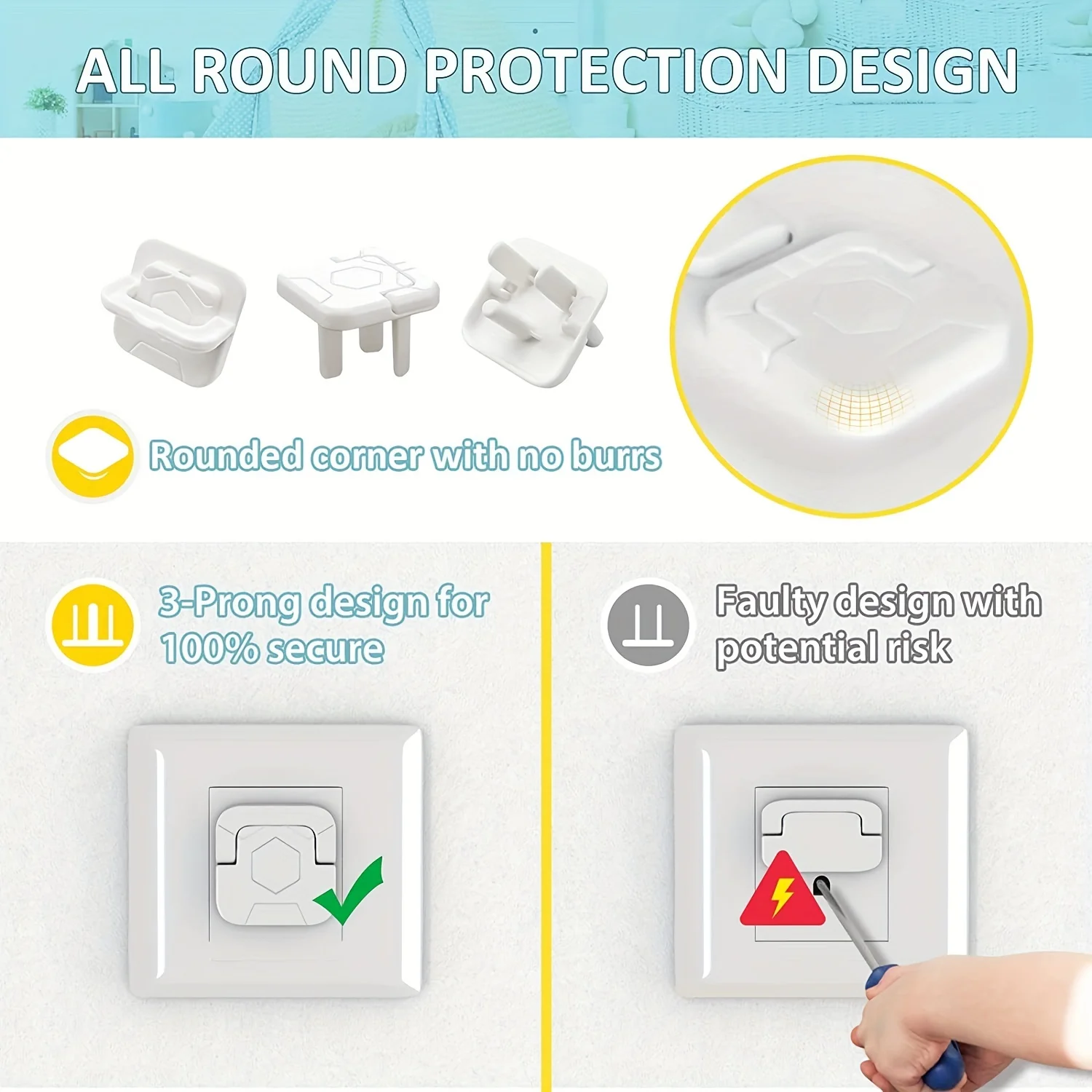 1-20 шт. Защитные заглушки для – обзор и цена Outlet Cover Baby