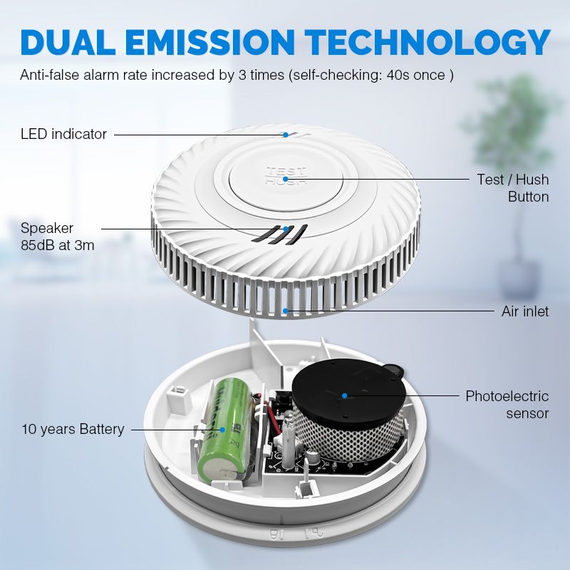 Беспроводной Wi-Fi датчик дыма – обзор и цена Smoke Detector Interconnected