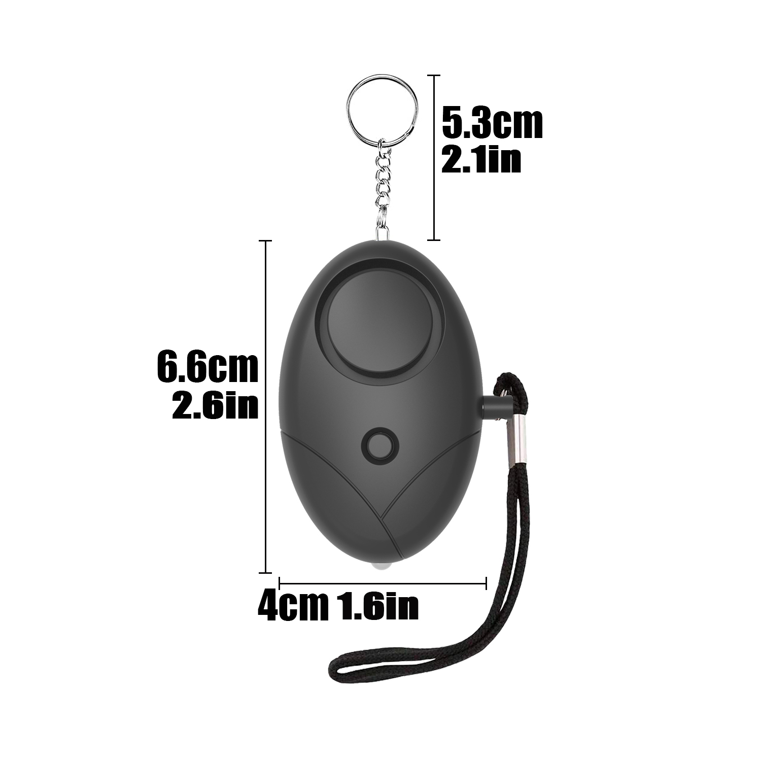 Персональная сигнализация 130  – обзор и цена Personal Alarm Keychain