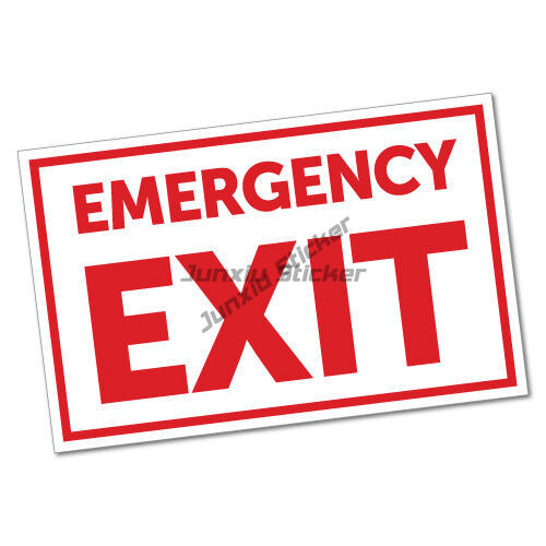 Аварийный выход наклейка безоп – обзор и цена Emergency Exit Sign