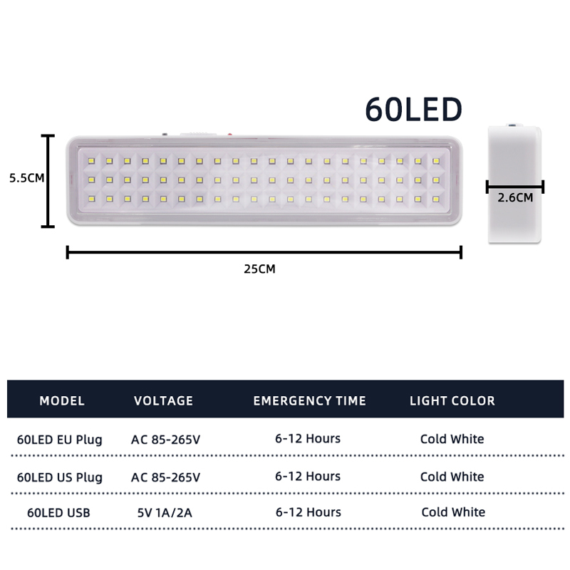60LED аварийная пожарная лампа – обзор и цена Power Outage Light