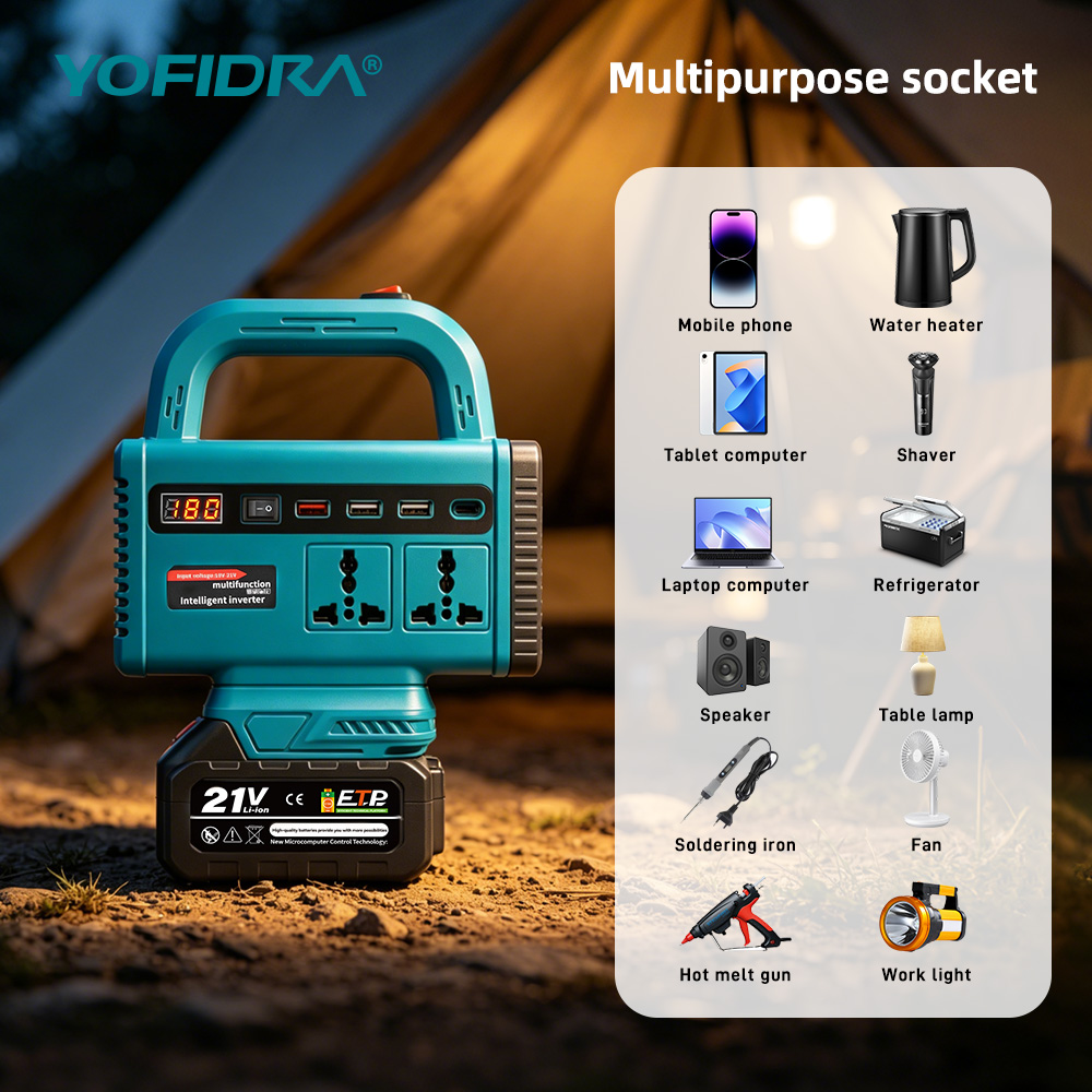Портативный инвертор YOFIDRA 2 – обзор и цена Power Outage Light