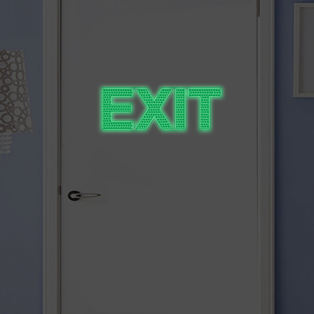 2 шт. светящиеся в темноте нак – обзор и цена Emergency Exit Sign