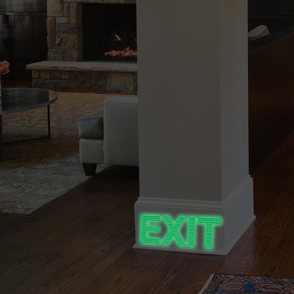 2 шт. светящиеся в темноте нак – обзор и цена Emergency Exit Sign